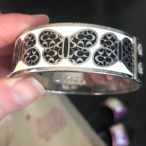 Authentic coach butterfly bangle